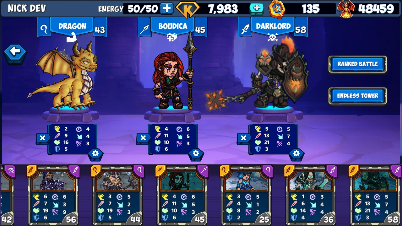 KK Heroes: PvP Squad Battle